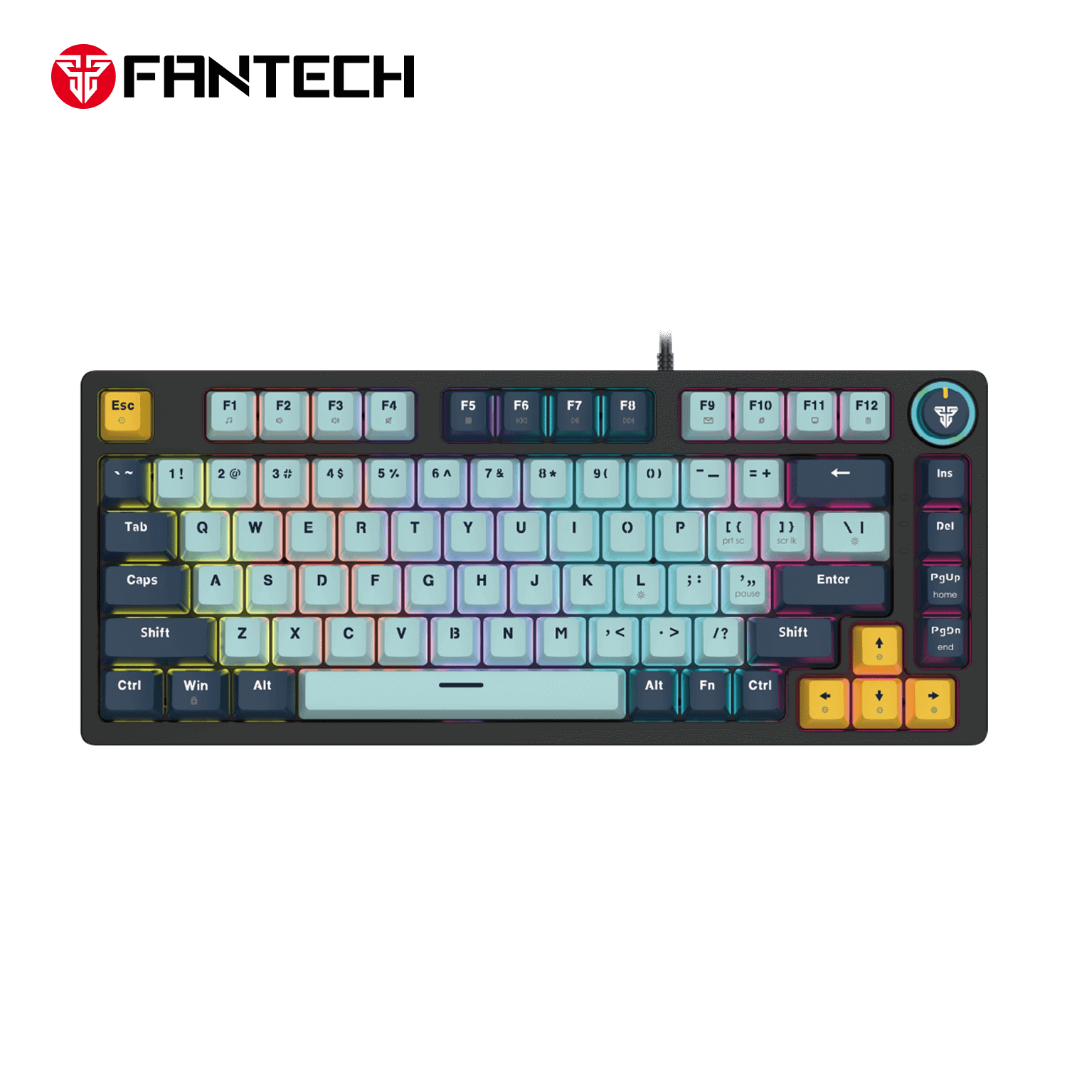 FANTECH_ATOM81_MK875V2_MECHANICAL_GAMING_KEYBOARD_-_MIZU_SERIES_SKY_BLUE